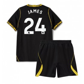 Chelsea Reece James #24 Borta Kläder Barn 2026-27 Kortärmad (+ Korta byxor)